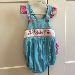 Stellybelly Bubble Romper 💗🦩🌴